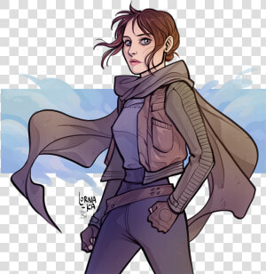 Left Behind By Ksenia   Star Wars Jyn Erso Art  HD Png Download