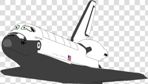 Transparent Spaceship Clipart Black And White   Space Shuttle Transparent Background  HD Png Download