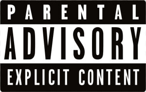 Parental Advisory Explicit Content   Parental Advisory Explicit Content Sticker  HD Png Download