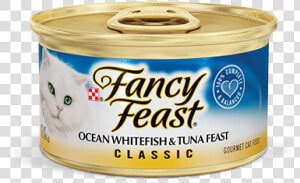 Classic Ocean Whitefish  amp  Tuna Feast Cat Food   Fancy Feast Classic Tender Liver  amp  Chicken Canned  HD Png Download