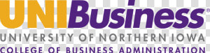 University Of Northern Iowa Business Logo  HD Png Download