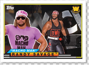 2018 Topps Wwe Heritage Macho Man   Macho Man T Shirt  HD Png Download