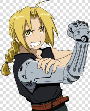 Transparent Anime Characters Png   Edward Elric Side View  Png Download