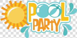 Picnic Clipart Pool   Nome Pool Party Png  Transparent Png