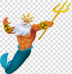 King Triton Transparent Png Clip Art Imageu200b Gallery   Little Mermaid King Triton Png  Png Download