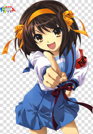 Melancholy Of Haruhi Suzumiya Haruhi   Png Download   Haruhi Suzumiya  Transparent Png