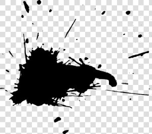 Black And White Paint Photography Splatter Film   Black Paint Splatters  HD Png Download