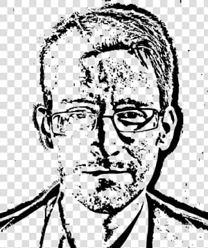 Edward Snowden Vector  HD Png Download