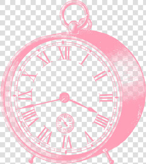 Download Pink Vintage Clock Png Clip Art   Vintage Clock Clipart Transparent  Png Download