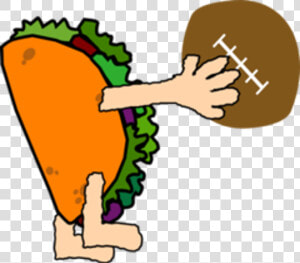 Taco Tackle  Silent Auction  Meat Raffles  amp  50 50 Raffles   Tacos With A Football  HD Png Download