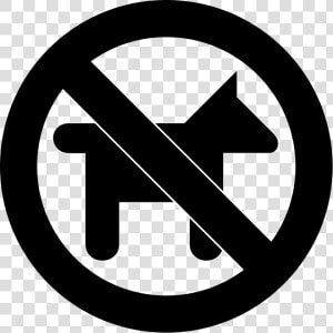 Aiga No Dogs Clipart   No Dogs Allowed Sign Black And White  HD Png Download