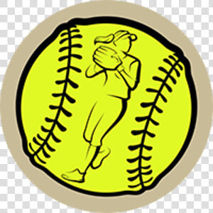 Softball Vector Clipart   Png Download   Softball Throw Clipart  Transparent Png