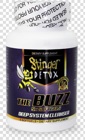 Stinger Buzz 5x Extra Strength Softgels   Bee  HD Png Download