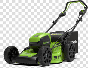 Greenworks 60v Lawn Mower Gd60lm51sp   Greenworks Gd60lm51sp  HD Png Download