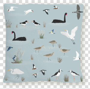 Melissa Boardman Bird Cushion Mockup   Flock  HD Png Download