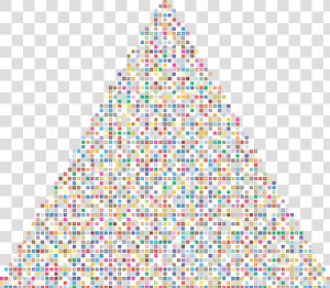 Prismatic Abstract Squares Christmas Tree 2 Clip Arts   Triangle  HD Png Download