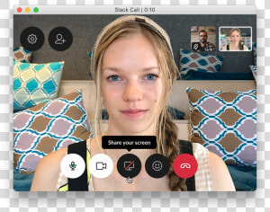 Slack Video Call  HD Png Download