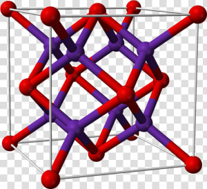 Rubidium Oxide Unit Cell 3d Balls B   Rubidium Oxide Crystal Structure  HD Png Download