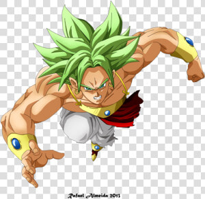 Broly Png Running   Dragon Ball Broly Ssgss  Transparent Png