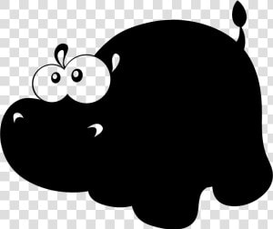 Silhouette Hippopotamus Drawing  HD Png Download