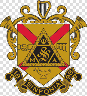 Transparent Howard University Logo Png   Phi Mu Alpha Sinfonia Crest  Png Download