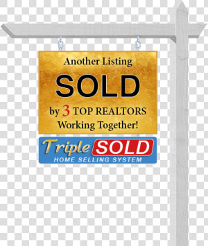 Triple Sold Web Sign2   Banner  HD Png Download