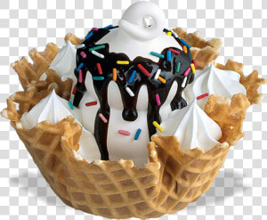 Canasta De Helado Png   Dairy Queen Canasta Waffle  Transparent Png