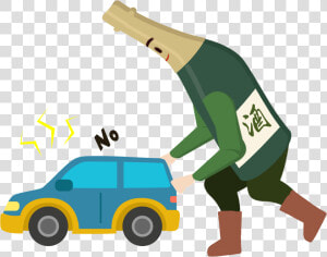 Download Cartoon Illustration Creative   Drunk Driving Clipart Png  Transparent Png