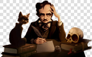 Edgar Allan Poe Con Png  Transparent Png