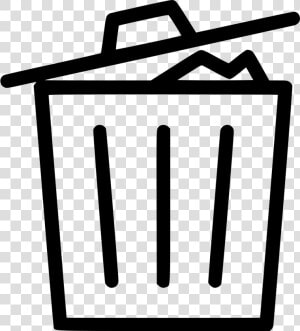 Recycle Bin Delete Garbage Full   Trash Can Icon Png  Transparent Png