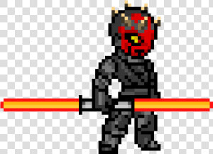 Star Wars Darth Maul Pixel Art  HD Png Download