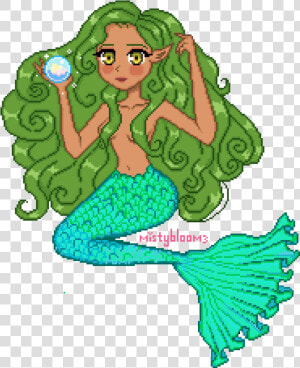 The Kelp Mermaid   Illustration  HD Png Download