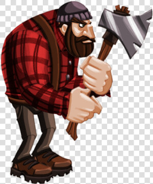 Animated Lumberjack Png  Transparent Png