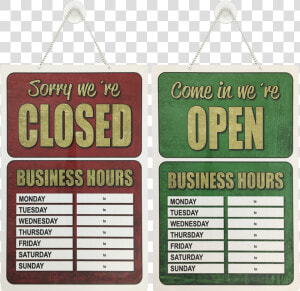 Shop Business Hours Open And Closed Window Hanging   London Waterloo Station  HD Png Download