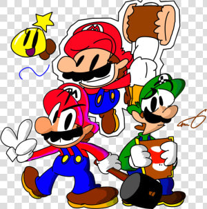 Luigi Clipart Paper Mario   Mario And Luigi Paper Jam Gif  HD Png Download