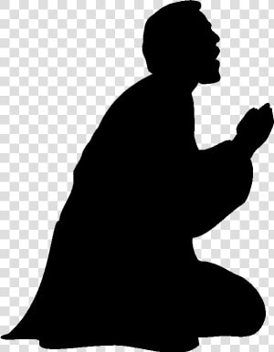 Man Praying Collection Hands   Outline Of Someone Praying  HD Png Download