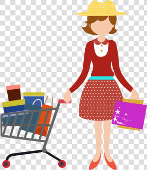 Transparent Shopping Clipart   Family Shopping Clipart Png  Png Download