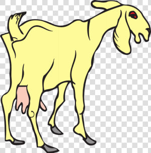 Clipart Goat   Photo   Yellow Goat  HD Png Download