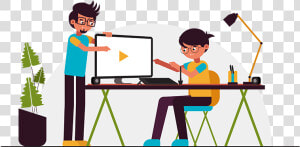 Explainer Video Animator Png  Transparent Png