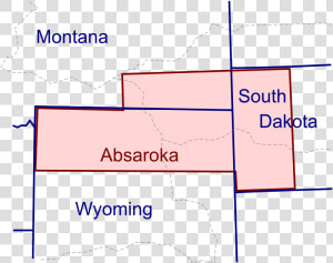 Absaroka Outline   Absaroka County Wyoming Population  HD Png Download