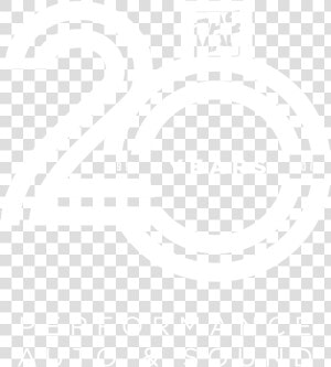 20years Pas Logo White   Poster  HD Png Download