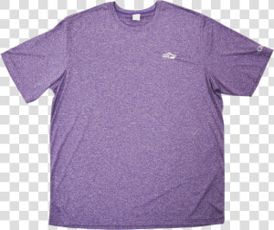 Crown Heathered Sport Tee Purple   Active Shirt  HD Png Download