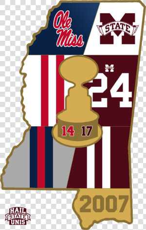 Egg Bowl Uniform History Hail State Unis   Mississippi State Vs Ole Miss 2014  HD Png Download