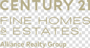 Barbara Carter Re Associate Broker   Century 21 Fine Homes And Estates Logo  HD Png Download