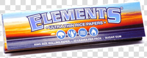 Elements King Size Rolling Papers  HD Png Download