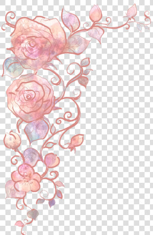 Clip Art Abstract Rose   Rose Abstract Png  Transparent Png