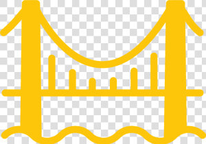 Bridge Icon   Yellow Bridge Icon  HD Png Download