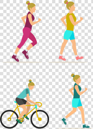 Physical Fitness Centre Icon Woman Transprent Png   Exercise Flat Icons  Transparent Png