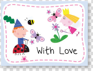 Ben  amp  Holly Gift Tag   Ben And Holly Png  Transparent Png