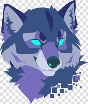 Transparent Purple Wolf Png   Purple Transparent Wolf Logo  Png Download